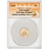 Image 1 : 2012 $5 American Gold Eagle Coin ANACS MS70 First Day of Issue