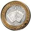 Image 1 : .999 Silver Four Queens Casino Hotel Las Vegas $10 Limited Edition Gaming Token