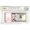Image 1 : Pack 2017A $5 Federal Reserve STAR Notes Atlanta Fr.1998-F* PCGS Superb Gem UNC 67PPQ