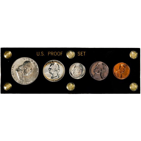 1961 (5) Coin Proof Set Amazing Toning