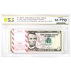 Image 1 : Pack of 2017A $5 Federal Reserve STAR Notes Atlanta Fr.1998-F* PCGS Gem UNC 66PPQ