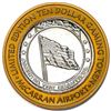 Image 1 : .999 Silver McCarran International Airport Las Vegas, NV $10 Limited Casino Token