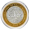 Image 2 : .999 Silver Luxor Las Vegas, Nevada $10 Casino Limited Edition Gaming Token