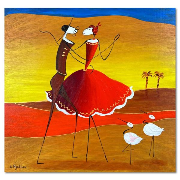 Ester Myatlov Original Oil On Board