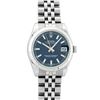 Image 2 : Rolex Ladies Midsize Stainless Steel Blue Index Datejust Wristwatch