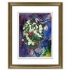 Image 1 : Marc Chagall (1887-1985) "Bouquet With Flying Lover" Print Lithograph On Paper