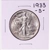 Image 1 : 1933-S Walking Liberty Half Dollar Coin