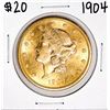 Image 1 : 1904 $20 Liberty Head Double Eagle Gold Coin