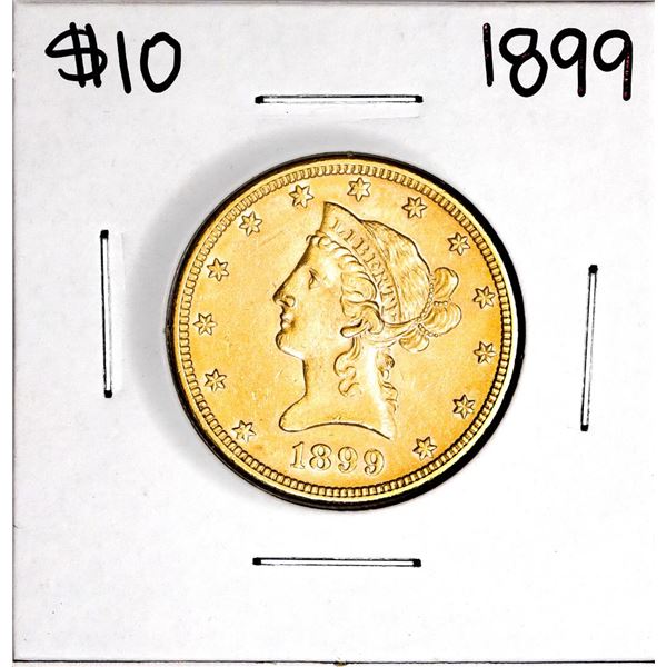 1899 $10 Liberty Head Eagle Gold Coin