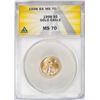 Image 1 : 1998 $5 American Gold Eagle Coin ANACS MS70