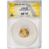 Image 1 : 1998 $5 American Gold Eagle Coin ANACS MS70