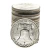 Image 2 : Roll of (20) Brilliant Uncirculated 1961 Franklin Half Dollar Coins