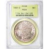 Image 1 : 1884-O $1 Morgan Silver Dollar Coin PCGS MS64 Old Green Holder