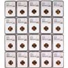 Image 3 : Lot of (20) 1937-D Lincoln Wheat Cent Coins NGC MS67RD