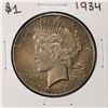 Image 1 : 1934 $1 Peace Silver Dollar Coin