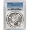Image 1 : 1922-D $1 Peace Silver Dollar Coin PCGS MS64