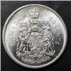 Image 1 : BZ1957-75K SILVER 11.5G CANADIAN 50CENT COIN