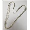 Image 1 : BZ1957-72K SILVER 12.5G 24" NECKLACE