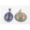 #180-NATURAL UNIKAI & LAPIZ LAZULI PENDANT