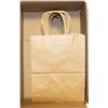 Image 1 : 24PCS CRAFT PAPER BAGS W/HANDLES 8 X 4.75 X 10 IN