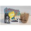 Image 1 : ESTATE GROOT COFFE CUP & SPONGE BOB VINTAGE RADIO