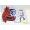Image 1 : OILERS VINTAGE 1998 SCARF & OILERS NEVER OPENED