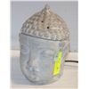 Image 1 : ESTATE BUDDHA HEAD LAMP & LARGE BUDDHA HEAD