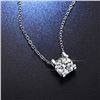Image 3 : 2 CT GRA CERTIFIED MOISSANITE 925 SILVER NECKLACE