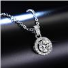 Image 1 : 1 CT GRA CERTIFIED MOISSANITE 925 SILVER NECKLACE