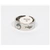 Image 1 : NEW SIZE 9 SMOOTH BAND SHARK DESIGN STAINLESS