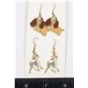 Image 1 : NEW LADY AND THE TRAMP THEME DROP EARRINGS