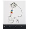 Image 1 : NEW RHINESTONE PAWPRINT THEME PRISM SUNCATCHER