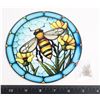 Image 1 : NEW 6" DIAMETER BEE WITH FLOWERS THEME HANGING