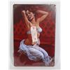 Image 1 : NEW PIN-UP STYLE RED HAIR BEAUTY METAL SIGN