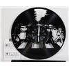 Image 1 : NEW BEATLES ABBEY ROAD THEME VINYL RECORD ENGRAVED