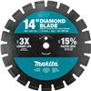 Image 1 : NEW MAKITA B-69674 DIAMOND BLADE 14" - SEGMENTED