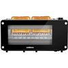 Image 1 : NEW CUISIMAX GLASS 2 SLICE TOASTER - BLACK