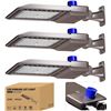 Image 1 : NEW 3 PACK PARKING LOT LIGHT 150W DUSK TO DAWN
