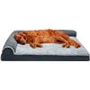 Image 1 : NEW FURHAVEN XL MEMORY FOAM DOG BED L SHAPED