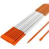 Image 1 : NEW 100PK OYYD 48" X5/16" DIAMETER ORANGE DRIVEWAY