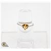 Image 1 : CITRINE IN 925 STAMPED RING SIZE 6.75
