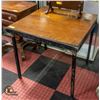 Image 1 : ANTIQUE CARD TABLE 30" X 29.5" X 27"