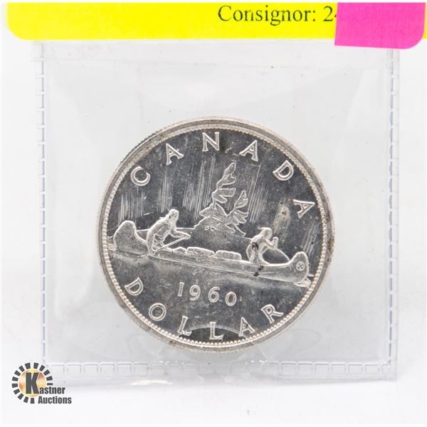 1960 CANADA SILVER DOLLAR