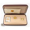 Image 1 : 925 SILVER GOLD PLATED COINS STAMP 150