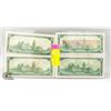 Image 2 : 4X 1967 $1 NOTES