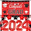 Image 1 : BRAND NEW 2024 GRADUATION BANNER AND BALLOONS