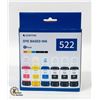 Image 1 : BRAND NEW GUBFFON 522 INK AUTO-REFILL 6 PACK