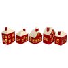 Image 3 : NEW IN BOX CANADIAN HUB SET OF 5 CERAMIC CHRISTMAS