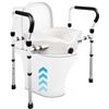 Image 1 : NEW ELONGATED TOILET SEAT RISER FOR SENIORS