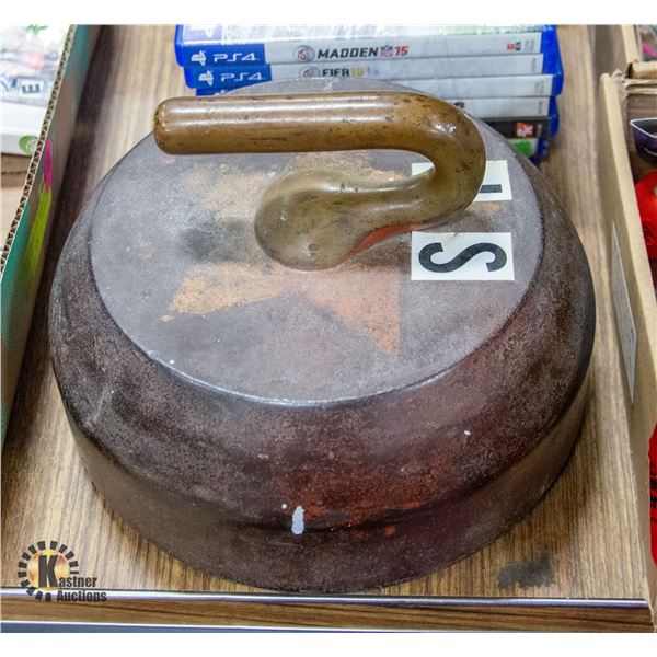 VINTAGE CURLING ROCK